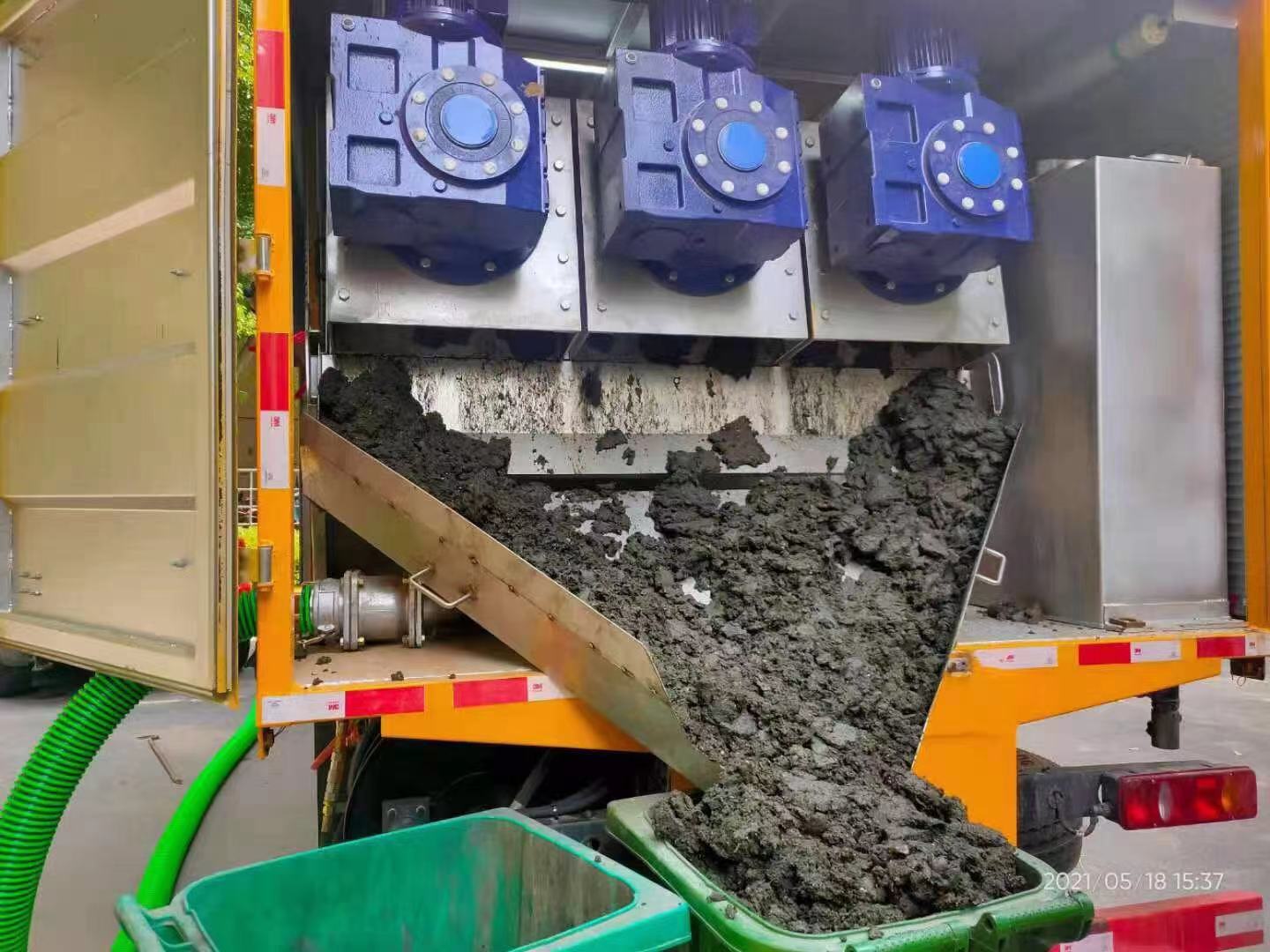 庆元化粪池清掏城市维护站-泥浆净化干湿分离处理